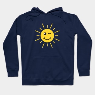 Cheeky, winking sun Hoodie